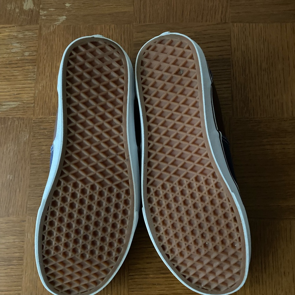 Vans Brown & Blue Casual Sneakers, mens 10.5 - Picture 5 of 5